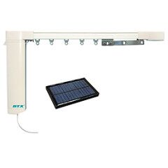 solar powered drapes with motorization system