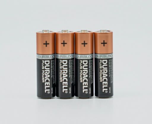 External non-rechargeable batteries