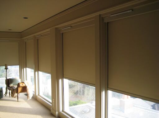 blackout roller shades with side channel