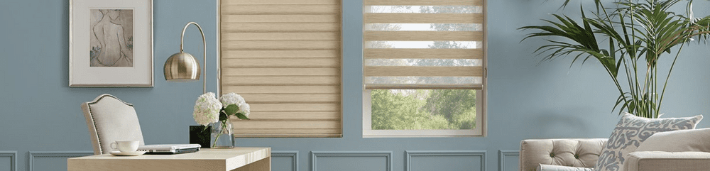 dual sheer shades for office